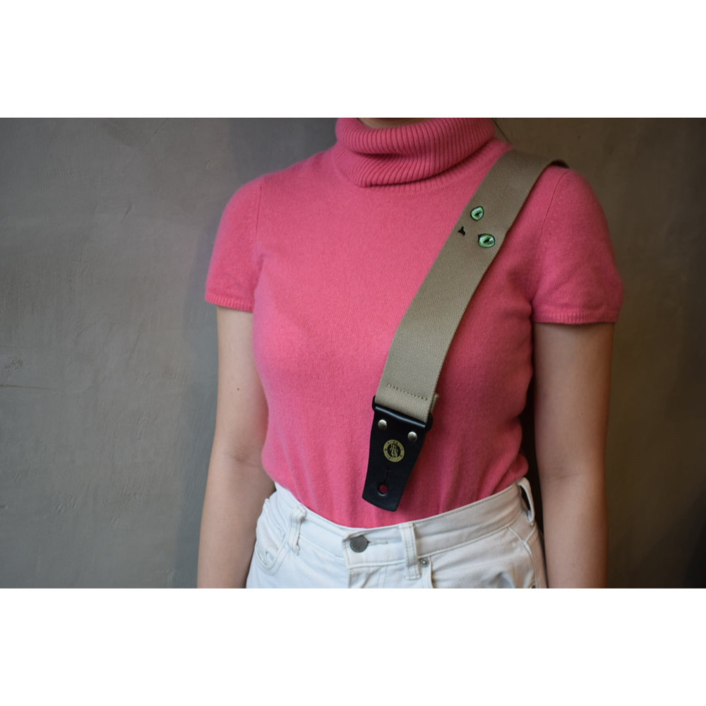 Grande uomo グランデウオモ TENDER STRAP TS-2 AC ロシアンブルー ギターストラップ サブ画像2