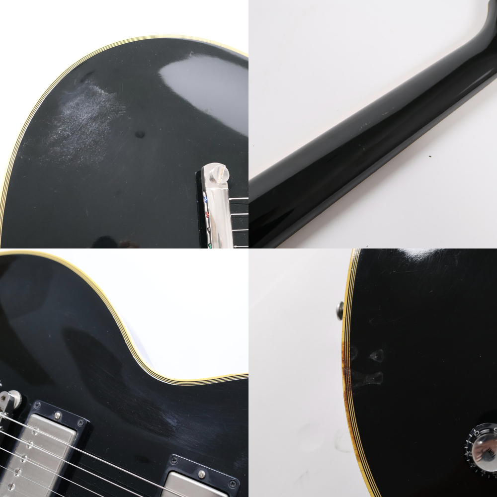 【中古】 エレキギター Gibson Custom Shop 1968 Les Paul Custom Ebony VOS ニッケルパーツ 2010年製 4.12kg Historic Collection ギブソン レスポールカスタム ’68 傷