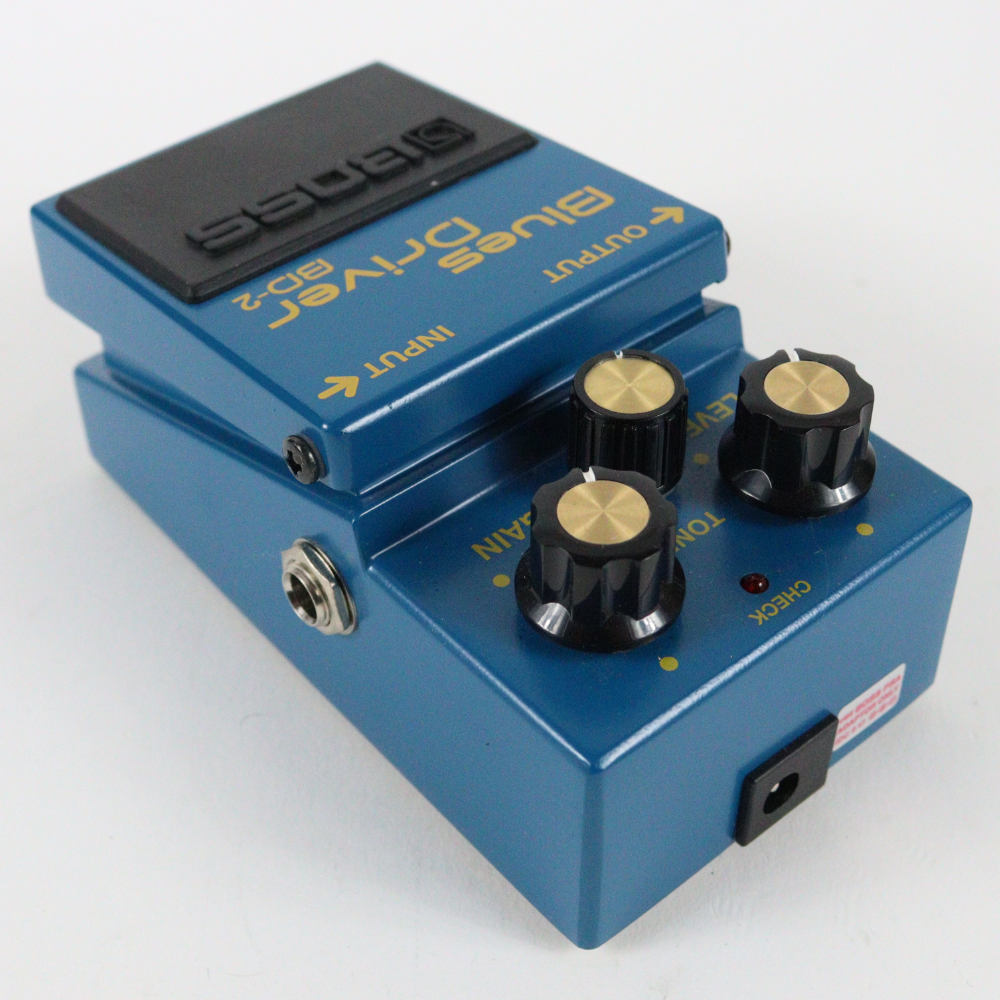 【中古】 ブルースドライバー エフェクター BOSS BD-2 Blues Driver ギターエフェクター オーバードライブ ブルドラ 本体画像 斜め 2