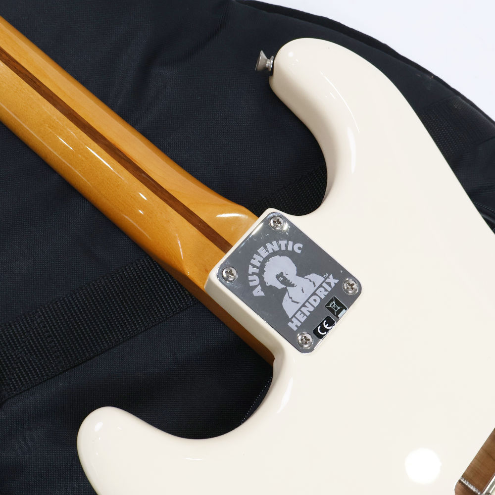 【中古】 エレキギター Fender Mexico Jimi Hendrix Stratocaster Maple Fingerboard Olympic White 2020年製 フェンダー メキシコ ジミ・ヘンドリックスモデル ネックプレート