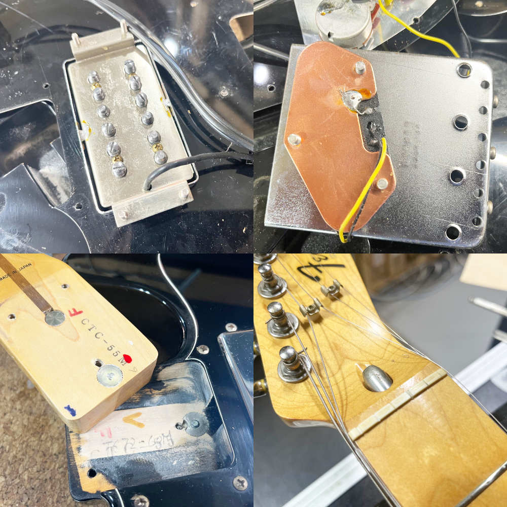 【中古】 エレキギター Fender Japan TC72-60 1984年-1987年 Eシリアル テレキャスターカスタム フェンダージャパン TELECASTER CUSTOM 内部