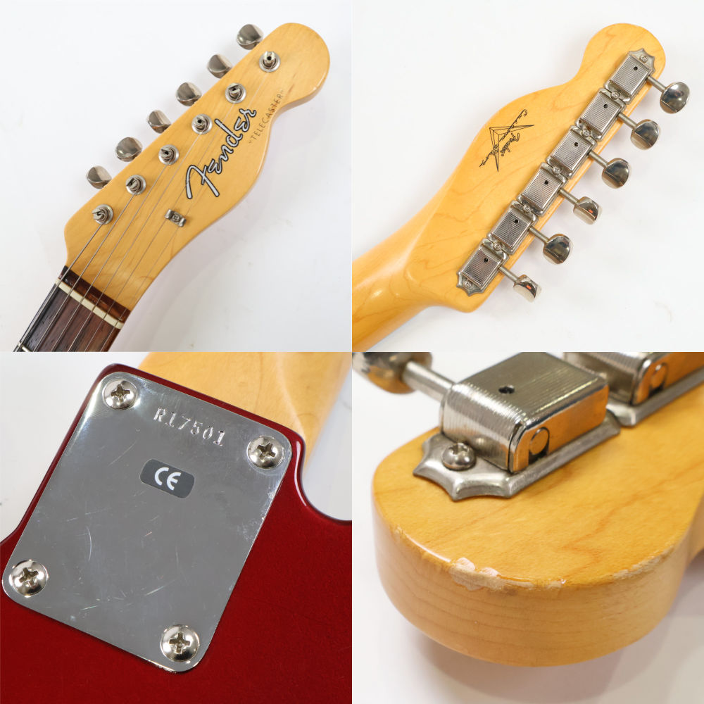 【中古】 エレキギター Fender Custom Shop 1963 Telecaster Candy Apple Red NOS 2001年製 フェンダーカスタムショップ テレキャスター Relic レリック 詳細画像