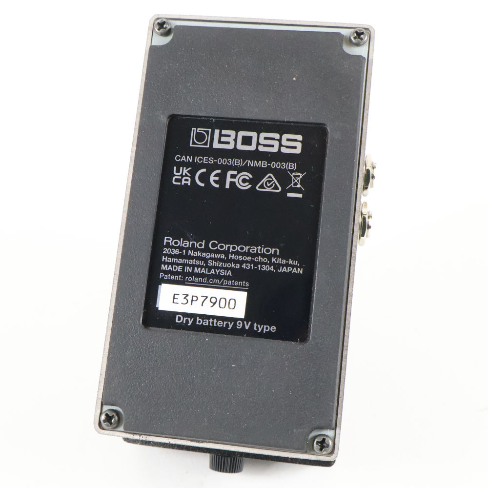 【中古】リバーブ エフェクター BOSS RV-6 Reverb ボス リヴァーブ エフェクター 本体画像 裏