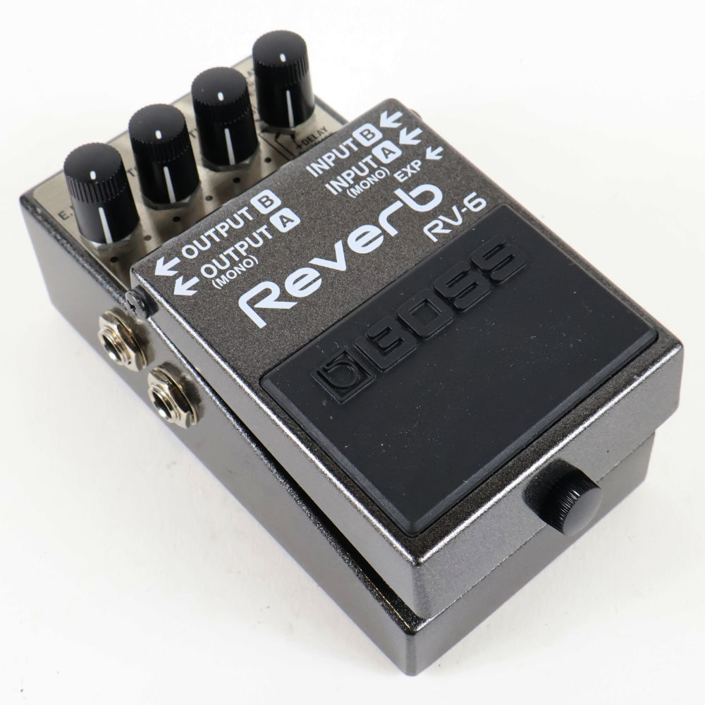 【中古】リバーブ エフェクター BOSS RV-6 Reverb ボス リヴァーブ エフェクター 本体画像 斜め