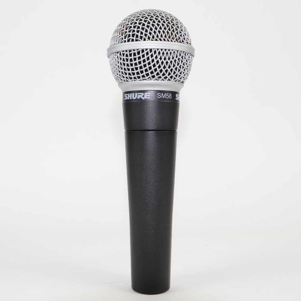 【中古】 マイク ダイナミックマイク ボーカル用 SHURE SM58 シュアー 58 ゴッパ シュア 全体