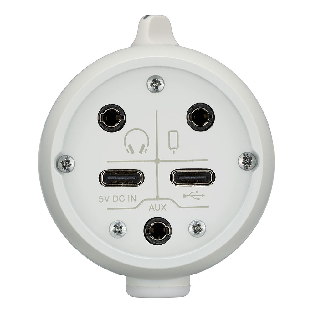 【訳あり】 ヤマハ YAMAHA AG01 W ライブストリーミングマイク ホワイト アウトレット 底面・端子部