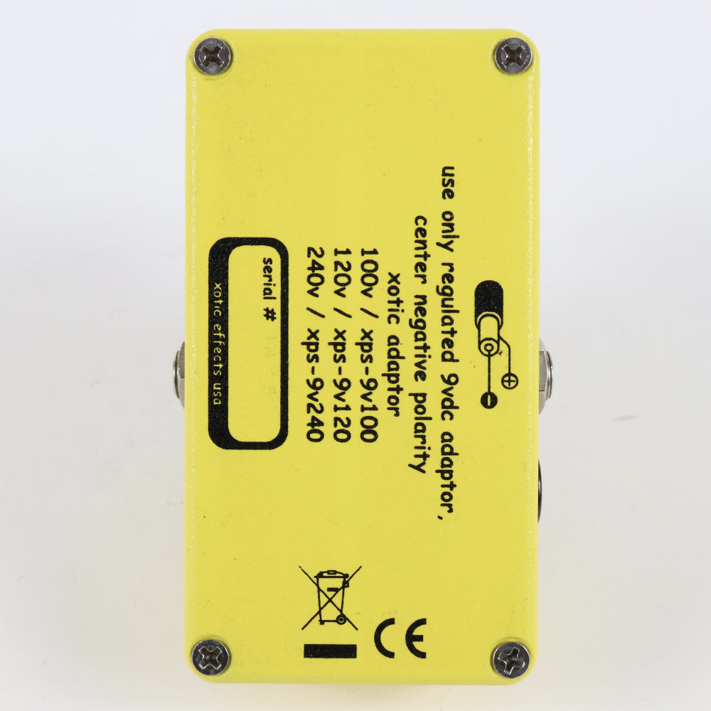 【中古】ブースター エフェクター Xotic AC Booster ギターエフェクター エキゾチック 底面