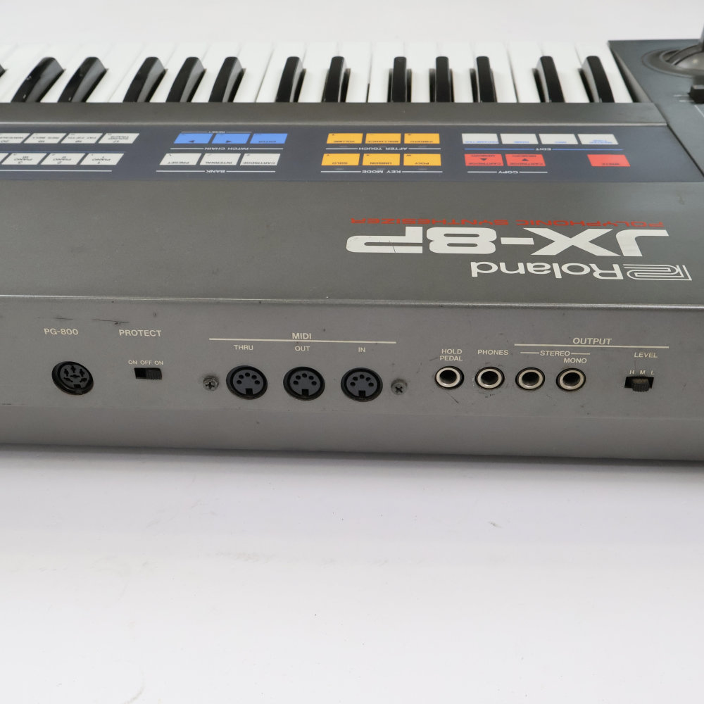 【中古】 シンセサイザー Roland JX-8P ローランド 背面アップ