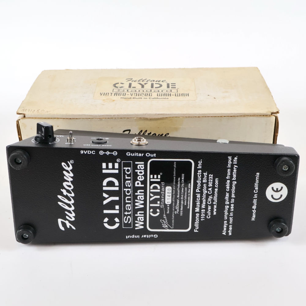 【中古】 フルトーン Fulltone CLYDE Standard Wah Wah Pedal ワウペダル ギターエフェクター 底面