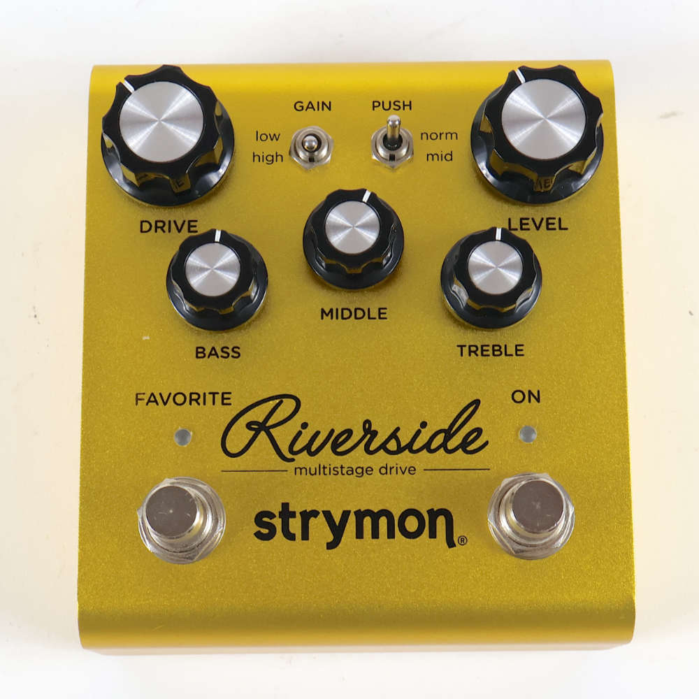 【中古】 オーバードライブ ストライモン strymon Riverside マルチステージドライブ 正面