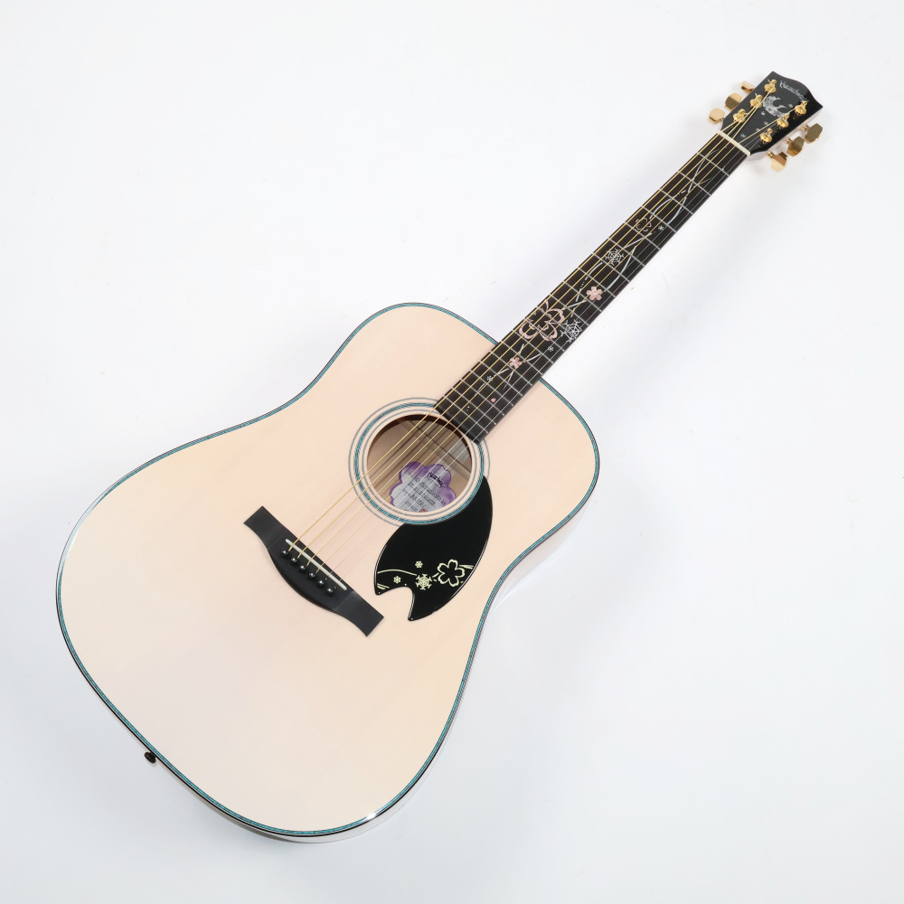 【中古】 アコースティックギター HEADWAY HD-FUYUZAKURA’24 SF，S-ESU/ATB SFGR(Snow Field Gradation)  2024年製 ヘッドウェイ 冬桜 桜シリーズ 詳細画像