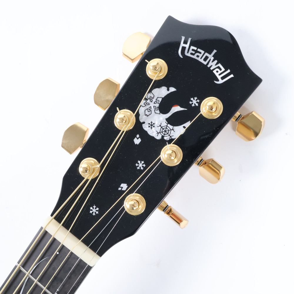 【中古】 アコースティックギター HEADWAY HD-FUYUZAKURA’24 SF，S-ESU/ATB SFGR(Snow Field Gradation)  2024年製 ヘッドウェイ 冬桜 桜シリーズ 詳細画像
