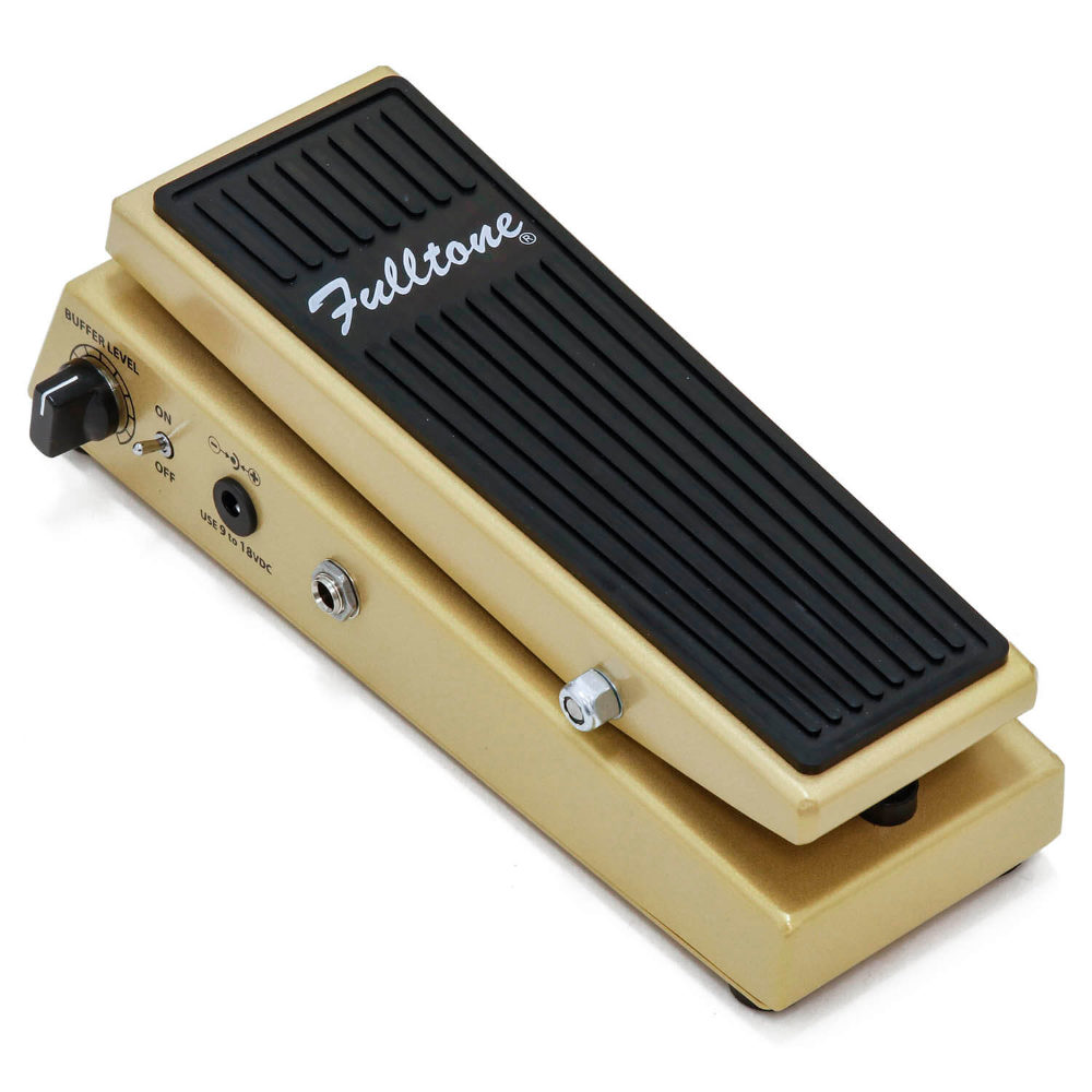 Fulltone フルトーン CLYDE Deluxe Wah LTD GOLD ワウ ギターエフェクター 限定モデル 斜めアングル画像