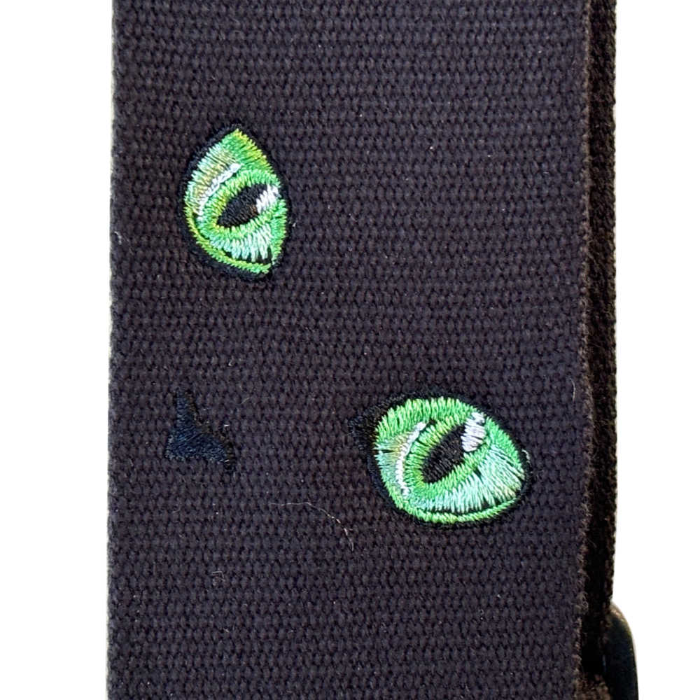 Grande uomo グランデウオモ TENDER STRAP TS-2 AC ねこ ペリドット 8月 ギターストラップ