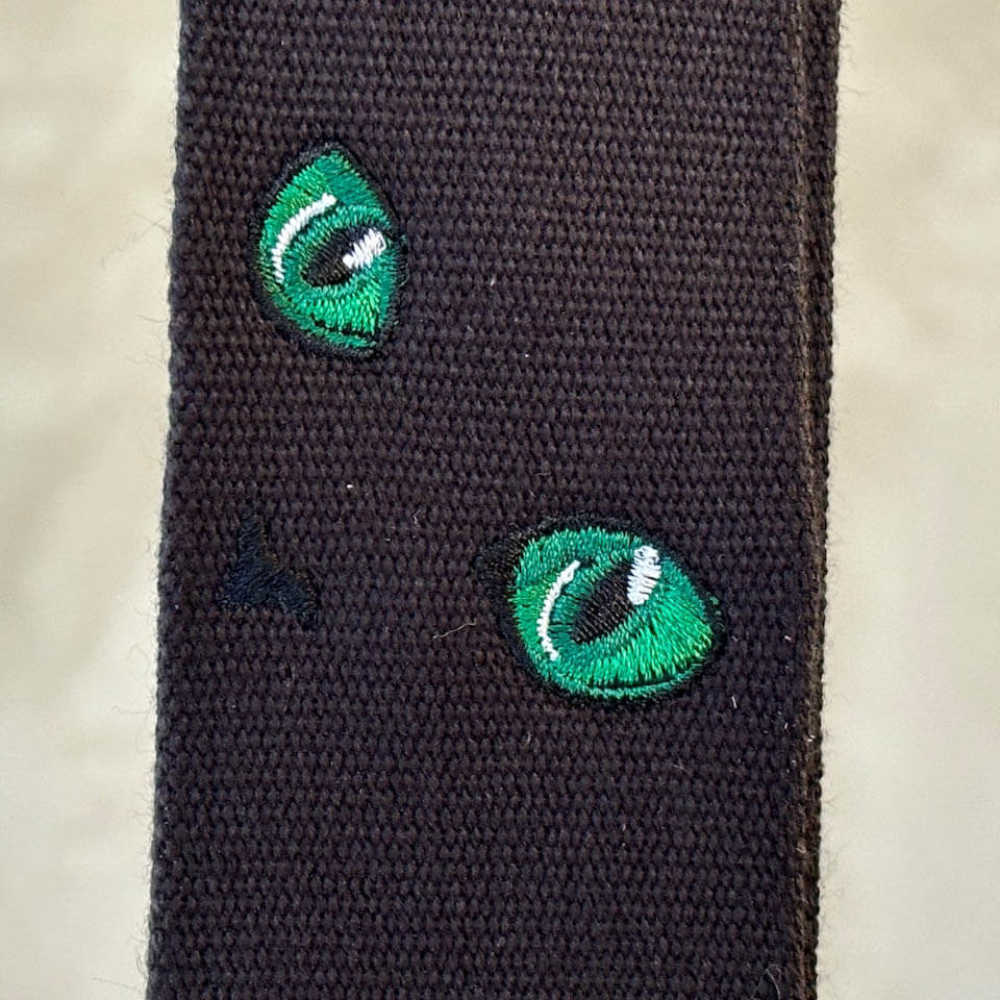 Grande uomo グランデウオモ TENDER STRAP TS-2 AC ねこ エメラルド 5月 ギターストラップ アップ画像