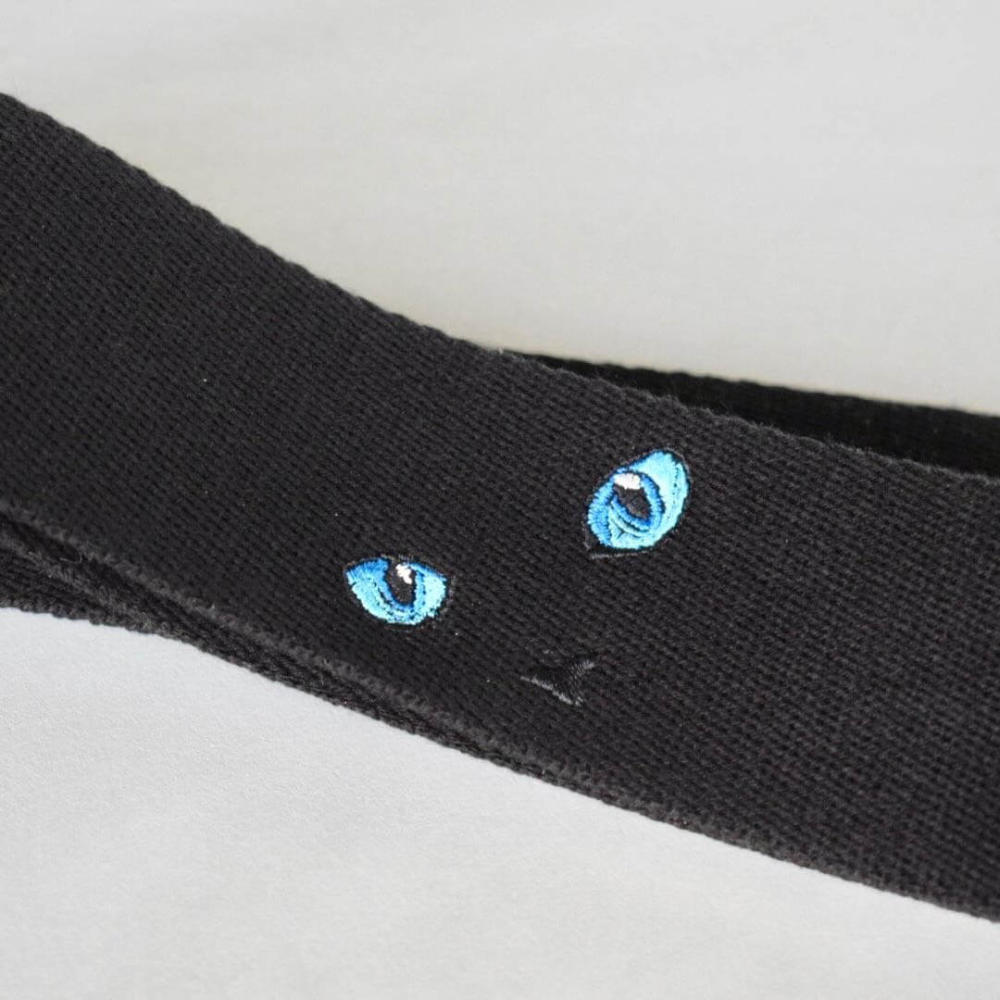 Grande uomo グランデウオモ TENDER STRAP TS-2 AC ねこ アクアマリン 3月 ギターストラップ アップ画像2