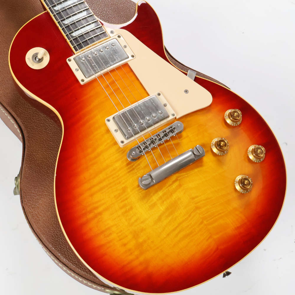 【中古】 エレキギター Gibson 50s Lse Paul Standard Heritage Cherry Sunburst 2002年製 ギブソン レスポールスタンダード ナイストップ ボディ画像