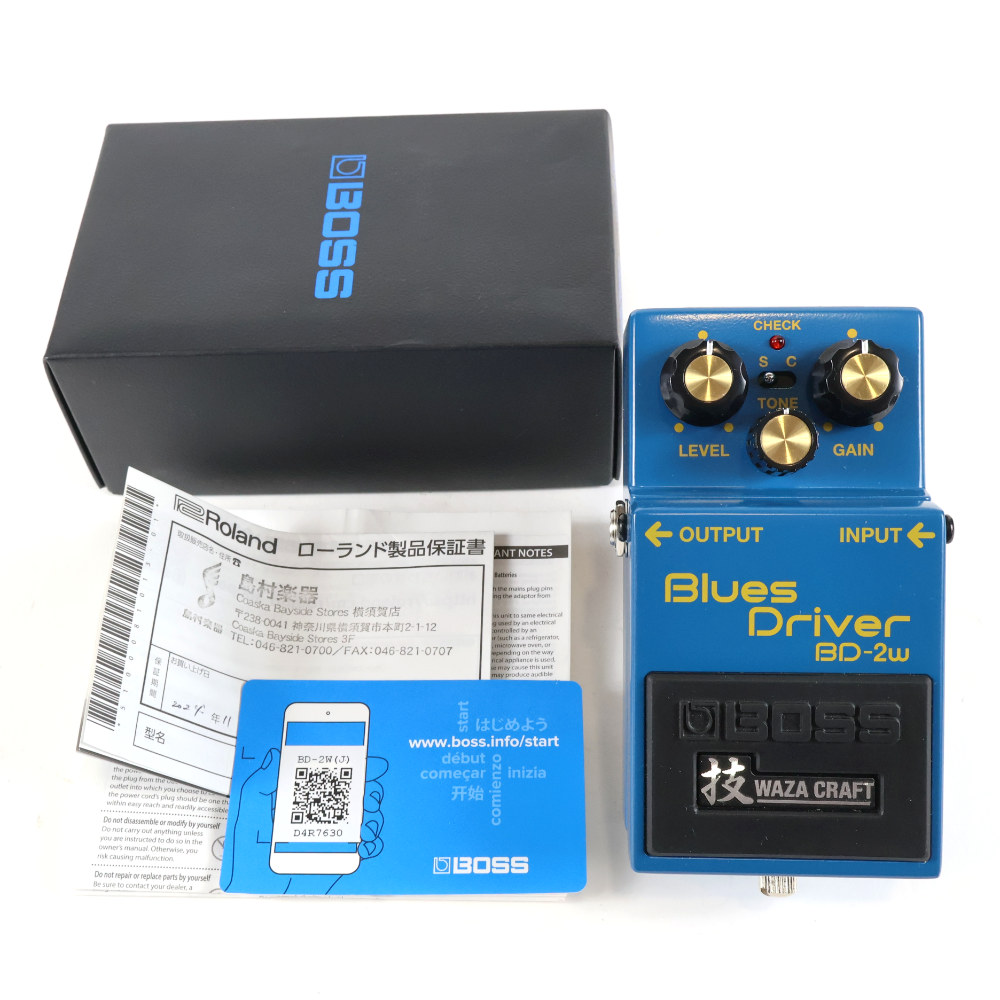 【中古】 オーバードライブ エフェクター BOSS BD-2W Blues Driver ギターエフェクター ブルースドライバー