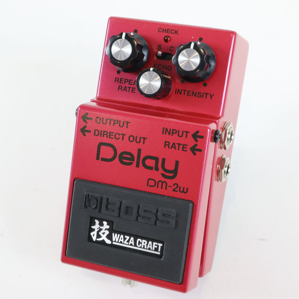 【中古】 アナログディレイ エフェクター BOSS DM-2W Delay WAZA CRAFT ギターエフェクター ディレイ 詳細画像