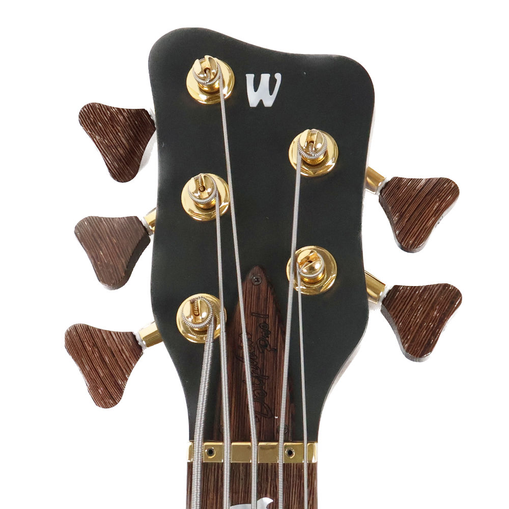 WARWICK ワーウィック CUSTOM SHOP Masterbuilt Dolphin Pro I 5-string Natural Oil Finish Basic Model 5弦エレキベース ヘッド画像