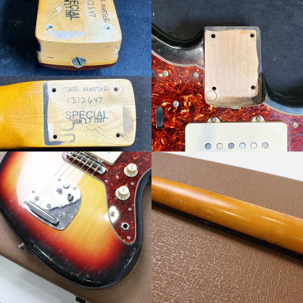 【中古】Fender Custom Shop フェンダー カスタムショップ 1962 Jazzmaster 3TS 2001年製 ジャズマスター エレキギター 内部 傷