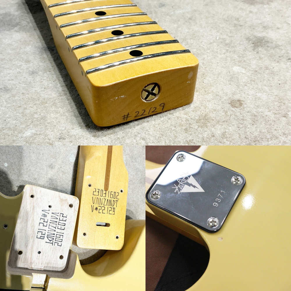 【中古】 エレキギター Vanzandt TLV-R1 Butter Scotch Blonde 2023年製 テレキャスタータイプ TL 50sスタイル アッシュボディー メイプル指板 ヴァンザント 内部 2