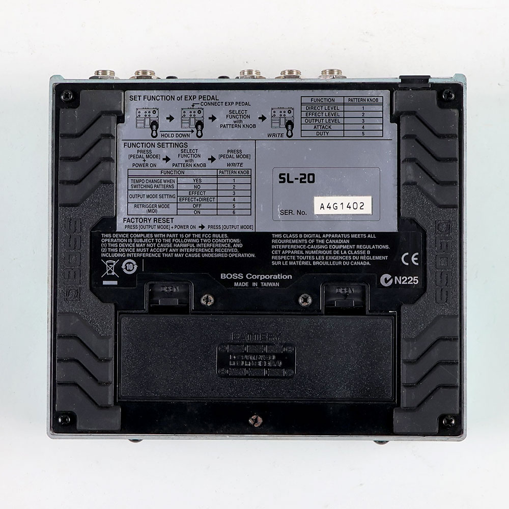 【中古】 スライサー BOSS SL-20 Slicer 裏面