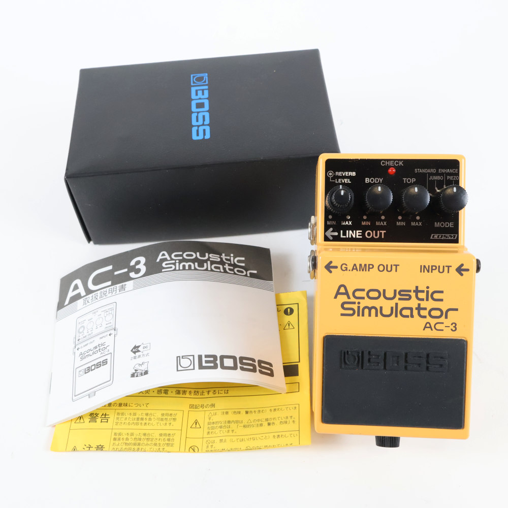 【中古】 アコースティックシミュレーター エフェクター BOSS AC-3 Acoustic Simulator ギターエフェクター