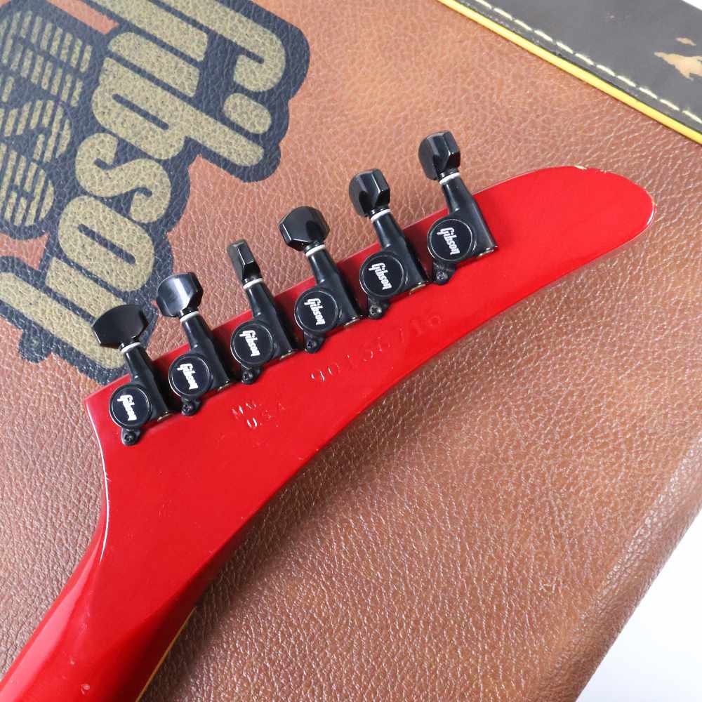 【中古】 エレキギター Gibson M-III Standard Candy Apple Red 1996年製 ギブソン M3 レアモデル ヘッド裏画像