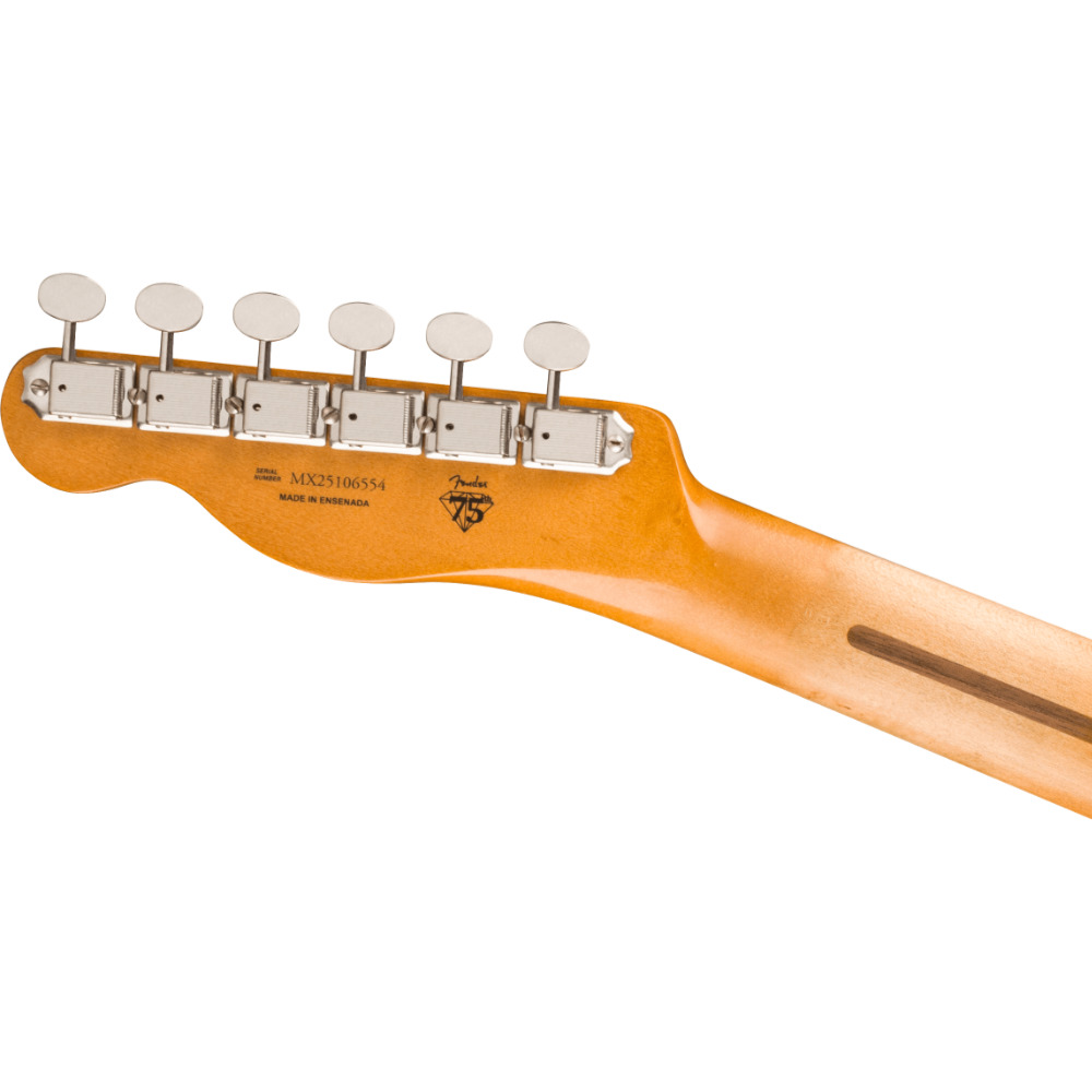 Fender フェンダー 75th Anniversary Vintera Road Worn 1951 Telecaster Butterscotch Blonde エレキギター テレキャスター ヘッドバック画像