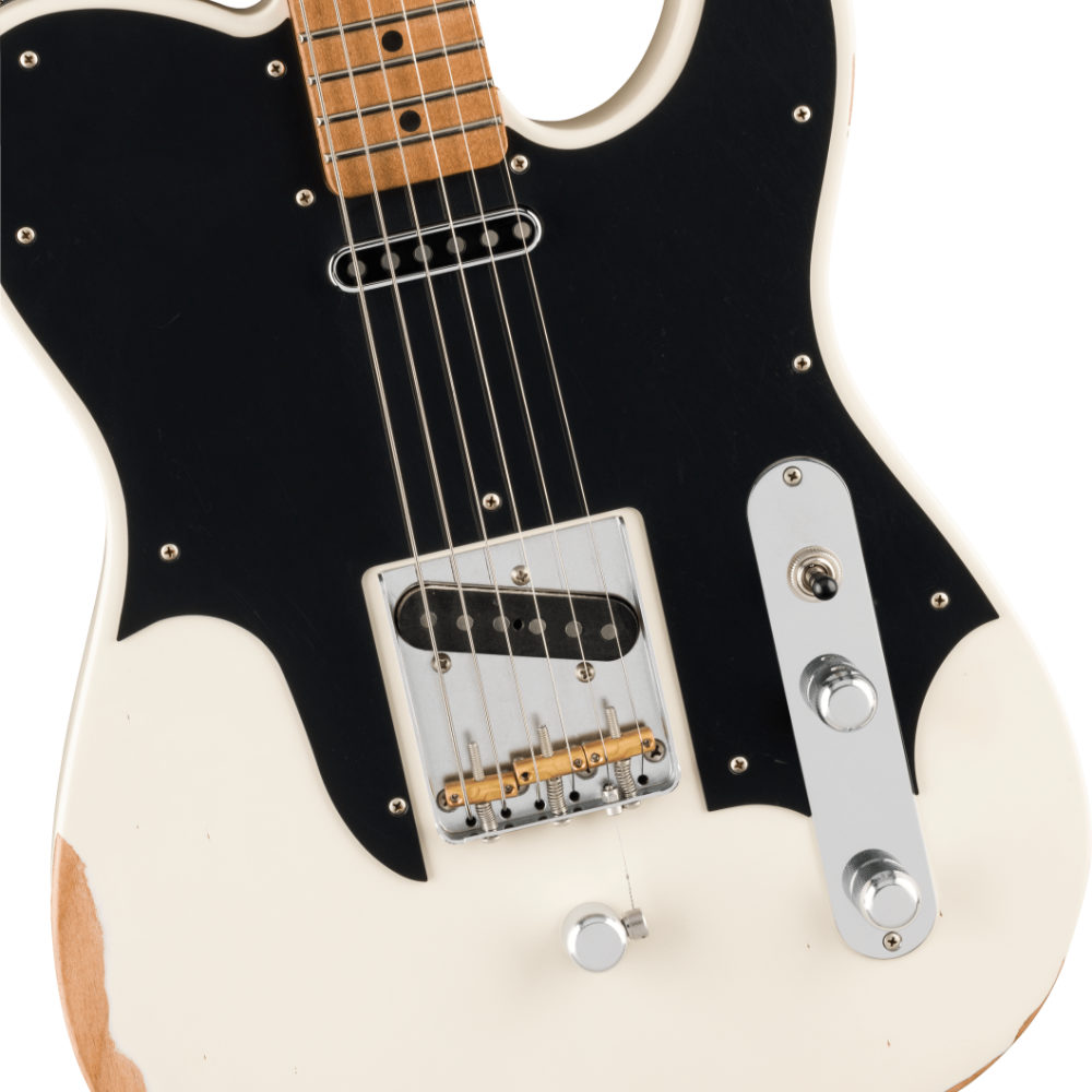 Fender フェンダー John Osborne Telecaster MN Olympic White エレキギター テレキャスター ボディアップ画像