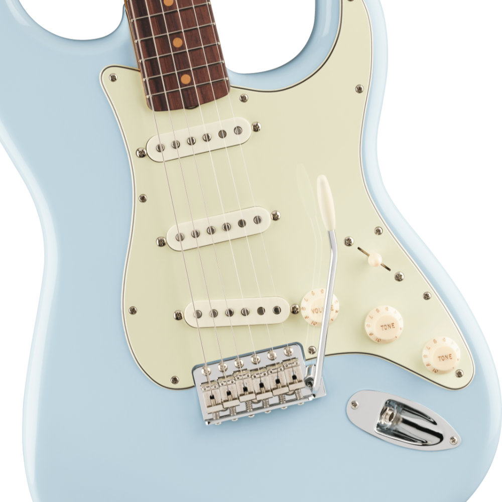Fender フェンダー Vintera III Early ’60s Stratocaster RW Sonic Blue エレキギター ストラトキャスター ボディ画像