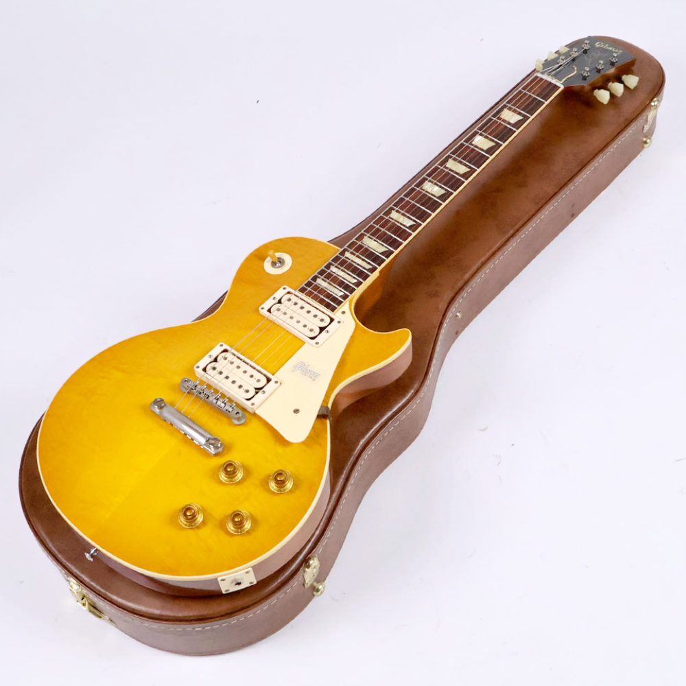 【中古】 エレキギター Gibson Custom Shop Historic Collection 1958 Les Paul Standard Reissue Hand Selected Lemon Burst 2019年製 超軽量 3.76kg ギブソン カスタムショップ ハンドセレクト