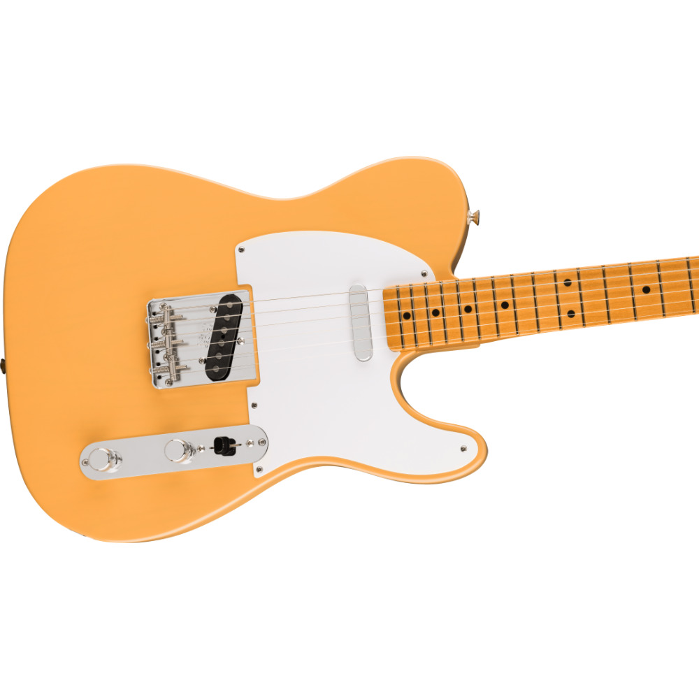 Fender フェンダー Vintera III Late ’50s Telecaster MN Butterscotch Blonde エレキギター テレキャスター ボディ斜めアングル画像