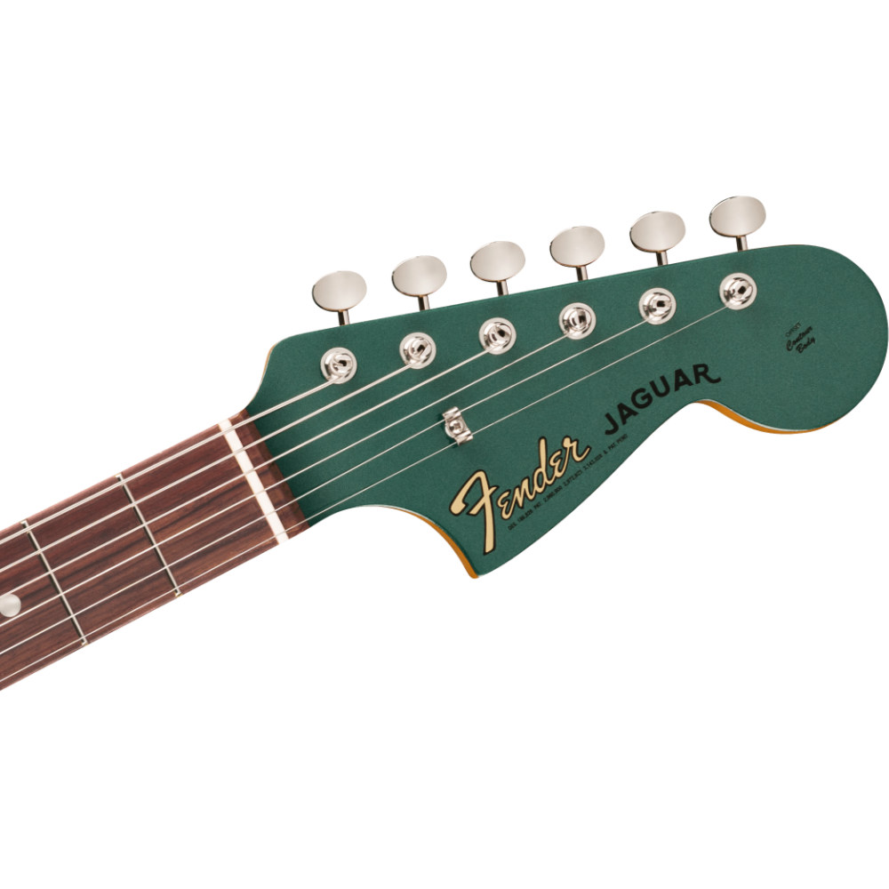 Fender フェンダー Vintera III Mid ’60s Jaguar RW Sherwood Green Metallic エレキギター ジャガー ヘッド画像
