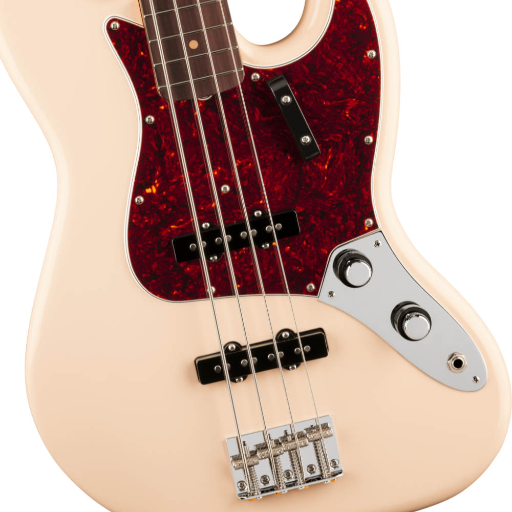 Fender フェンダー Vintera III Early ’60s Jazz Bass RW Olympic White エレキベース ジャズベース ボディ画像