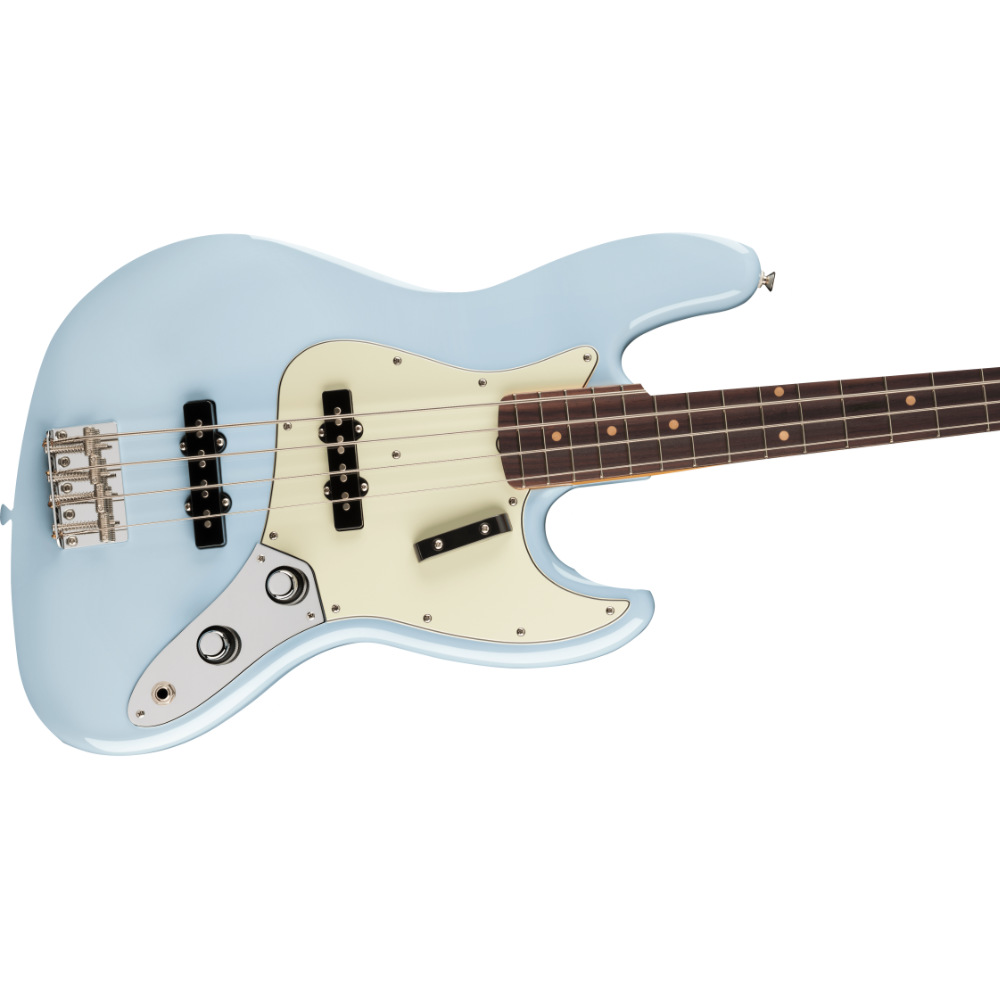 Fender フェンダー Vintera III Early ’60s Jazz Bass RW Sonic Blue エレキベース ジャズベース ボディ斜めアングル画像
