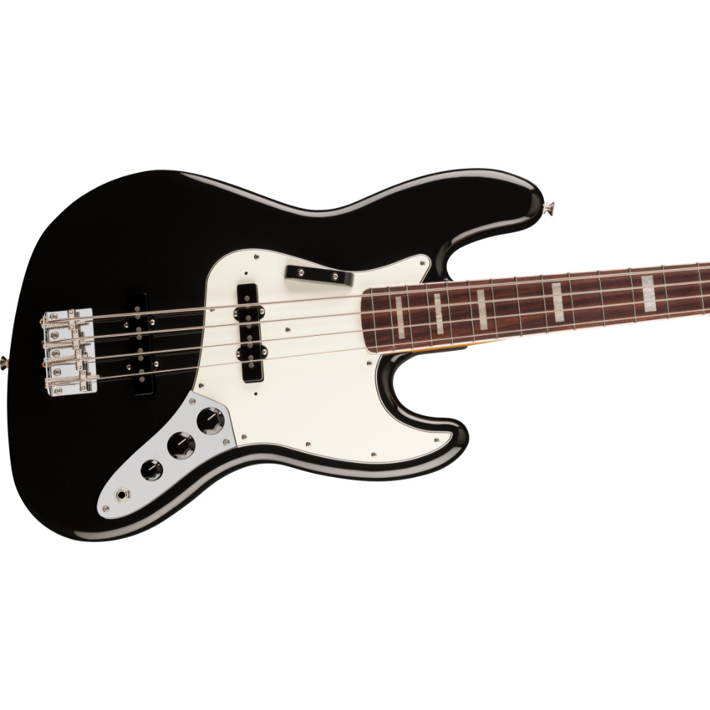Fender フェンダー Vintera III Early ’70s Jazz Bass RW Black エレキベース ジャズベース ボディ斜めアングル画像