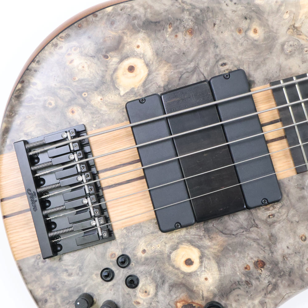 【中古】Fodera フォデラ Matt Garrison Signature Imperial 5 Elite Buckeye burl 2023年製 Hi-C 5弦エレキベース 詳細画像