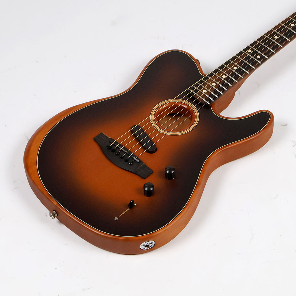 【中古】 エレアコ Fender American Acoustasonic Telecaster Ebony Fingerboard Sunburst 2021年製 ケース欠品 フェンダー  アメリカンアコースタソニック テレキャスター トップ