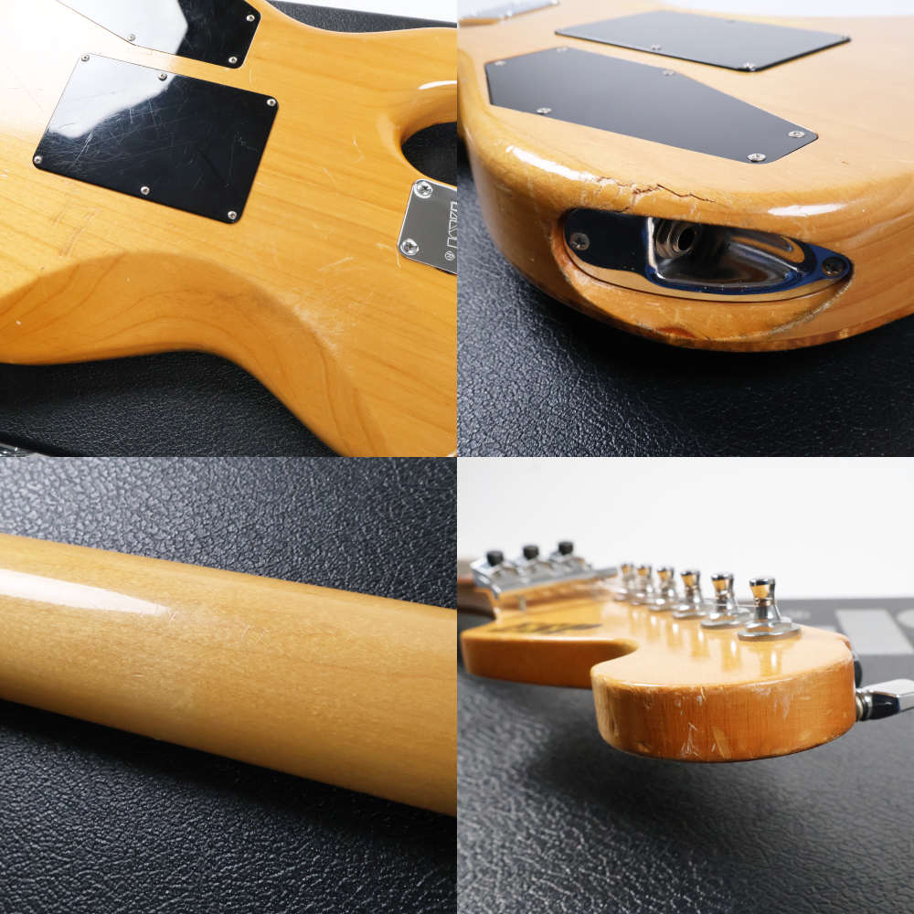 【中古】 エレキギター ESP TE-350DT KOA 2002年頃製造 フレイムコアトップ フロイドローズブリッジ Seymour Duncanピックアップ搭載 傷 2
