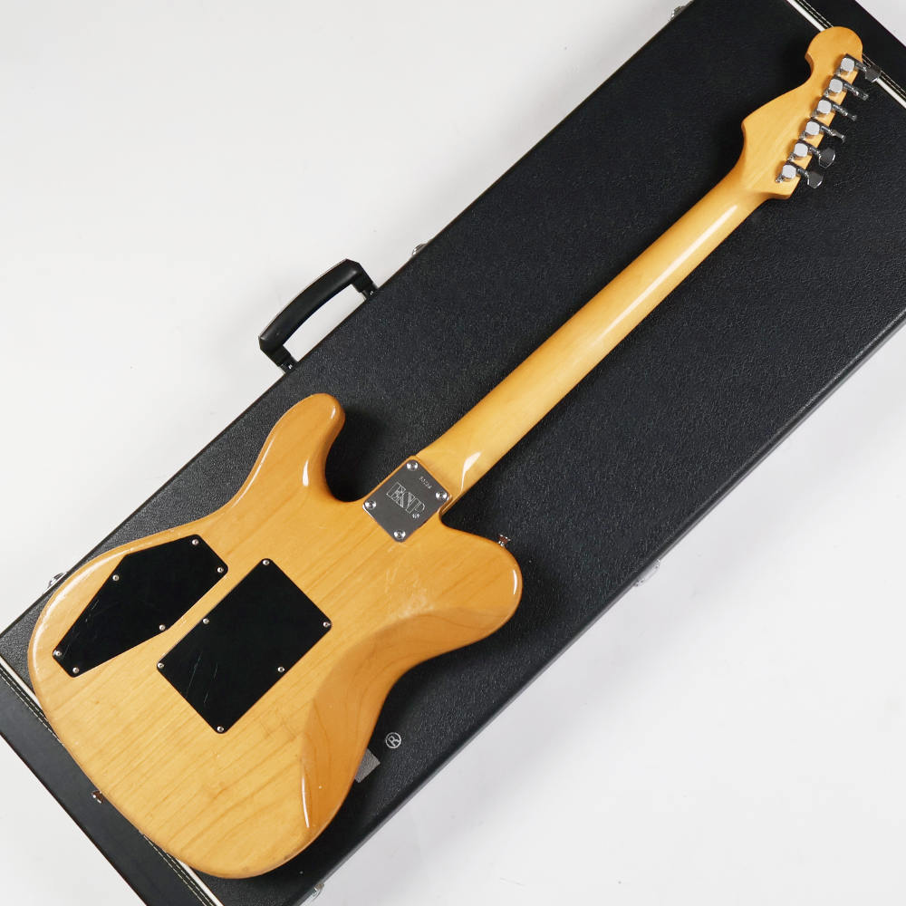 【中古】 エレキギター ESP TE-350DT KOA 2002年頃製造 フレイムコアトップ フロイドローズブリッジ Seymour Duncanピックアップ搭載 ボディバック画像 