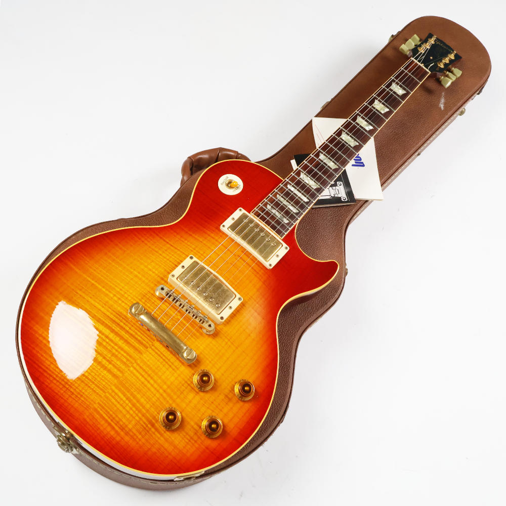 【中古】 エレキギター Gibson Les Paul Re-issue Heritage Dark Sunburst with Gold Hardware1988年製 Pre-Historic Custom Shopデカールあり ゴールドパーツ 基盤ピックアップ搭載 プレヒストリック