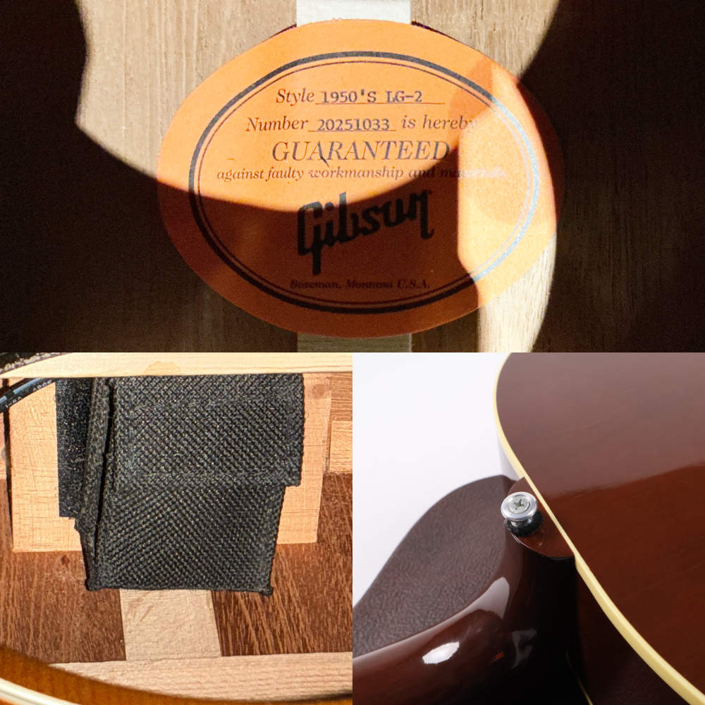 【中古】 アコースティックギター Gibson1950s LG-2 Vintage Sunburst 2021年製 ギブソン LG2 628mmスケール LR Baggs VTCピックアップ搭載 シリアル