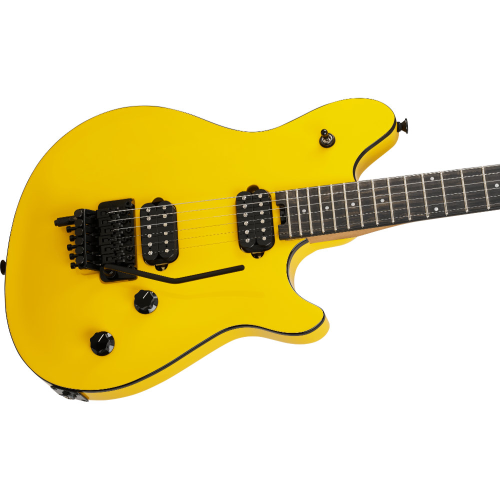 EVH イーブイエイチ Wolfgang Special Baked Maple EBY Caution Yellow エレキギター ボディ斜めアングル画像