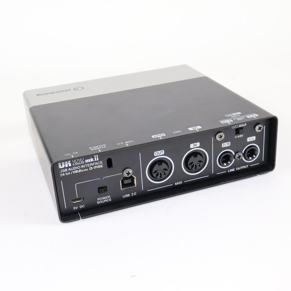 【中古】 オーディオインターフェイス Steinberg UR22mkII スタインバーグ USBオーディオインターフェース UR22 mk2 詳細画像