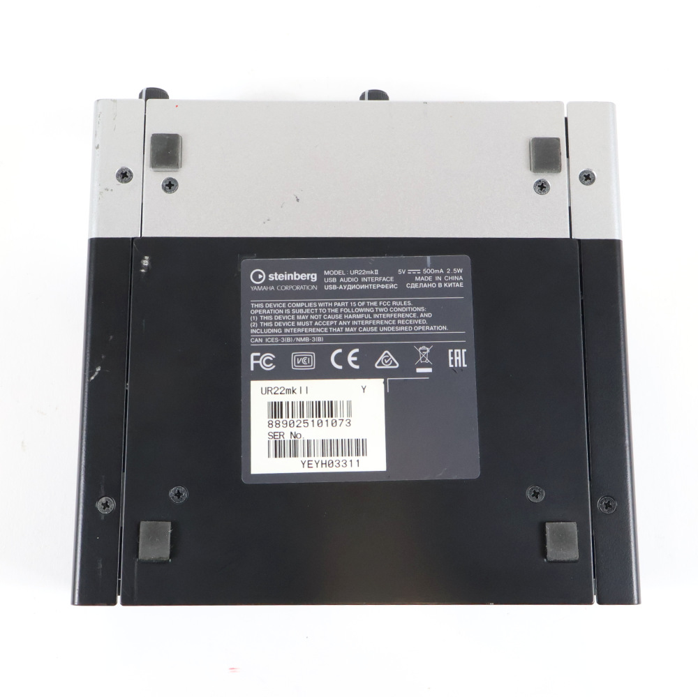【中古】 オーディオインターフェイス Steinberg UR22mkII スタインバーグ USBオーディオインターフェース UR22 mk2 詳細画像