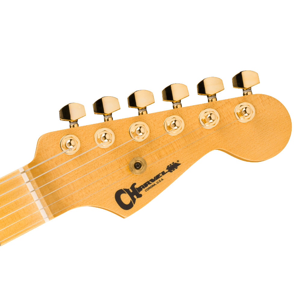 Charvel シャーベル American Neo-Classic San Dimas SD1 HH HT Maple Fingerboard Gloss Black エレキギター ヘッド画像