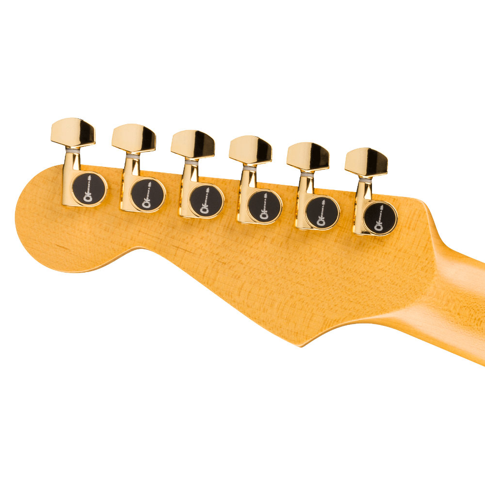 Charvel シャーベル American Neo-Classic San Dimas SD1 HH HT Maple Fingerboard Ferrari Red エレキギター ヘッド裏画像
