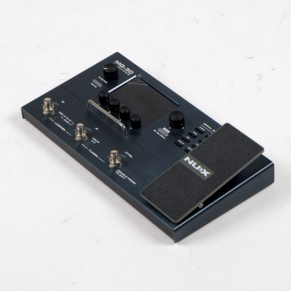 【中古】 マルチエフェクター ニューエックス NUX MG-30 マルチエフェクター 全体